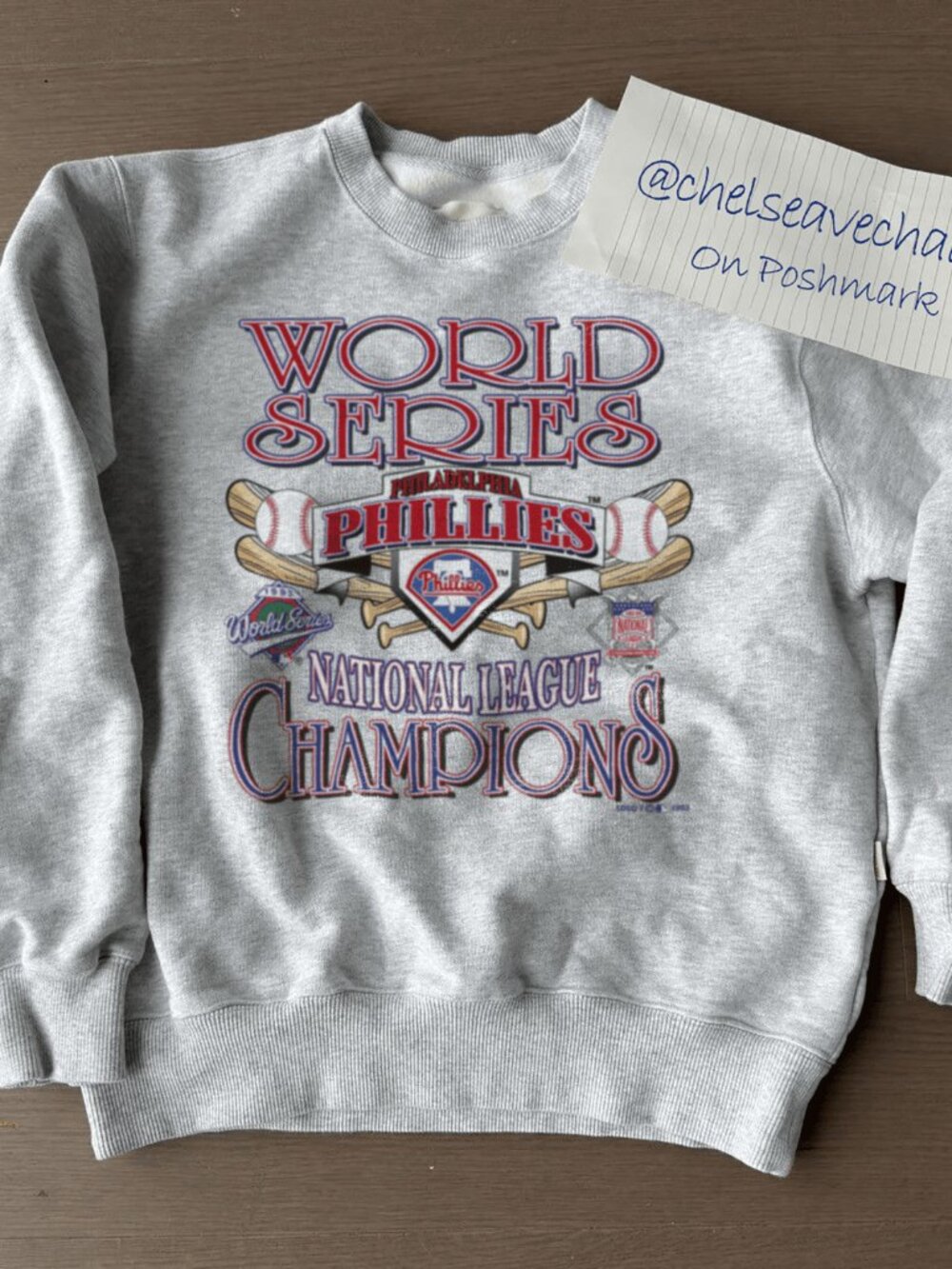Vintage 1993 Philadelphia Phillies Sweatshirt, MLB Phillies World Series Shirt